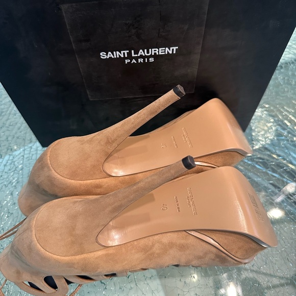 New YSL gladiator heel suede - Picture 6 of 8